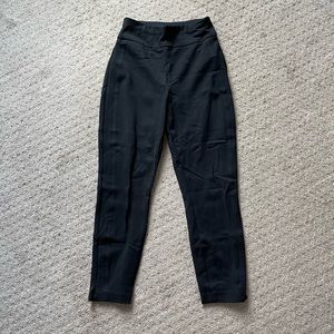 Express curvy fit column ankle pant legging XS black